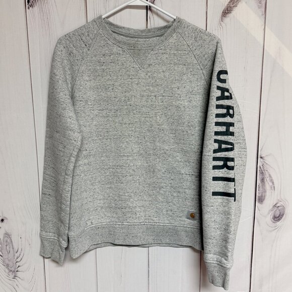 Carhartt Tops - Carhartt Women’s Relaxed Fit Crewneck‎ Medium Heather Gray EUC